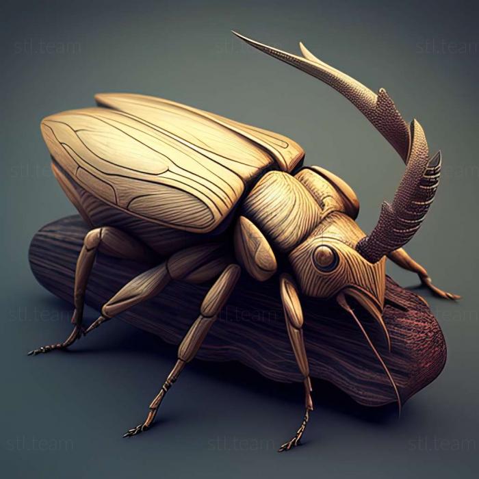 3D model Lucanus tetraodon (STL)